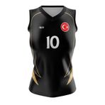 ACR Giyim Tekstil Forma Baskı Voleybol Forması Model 721 - Kişiye Özel Isim Ve Numara Yazılabilir, Dijital Baskı Tasarım Tek Üst TYBACRVLB721250308146