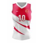 ACR Giyim Tekstil Forma Baskı Voleybol Forması Model Star - Kişiye Özel Isim Ve Numara Yazılabilir, Dijital Baskı Tasarım Tek Üst