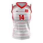 ACR Giyim Tekstil Forma Baskı Voleybol Forması Sultan Model-kişiye Özel Isim Ve Numara Yazılabilir, Dijital Baskı Tasarım Tek Üst ACRVLBTRSLTN