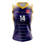ACR Giyim Tekstil Forma Baskı Voleybol Forması Sultan Model-kişiye Özel Isim Ve Numara Yazılabilir, Dijital Baskı Tasarım Tek Üst