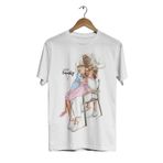 ACR Giyim Unisex Beyaz Anne Baba Çocuklar Super Family Dijital Baskılı T-Shirt ACRSPRFAMLYU