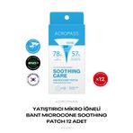 ACROPASS Yatıştırıcı ve Önleyici Mikro İğneli Bant Soothing Care Microcone Patch 12’li