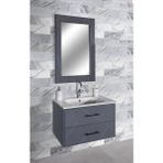 Acros Banyo Dolabı Seti - Gri