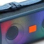 Acs-8 5.3V Bluetooth Kumaş Dokulu Su Geçirmez İpx7 Bluetooth Speaker Rgb Led Işıklı - Yüksek Ses Kalitesi Parti Ve Karaoke Hoparlörü