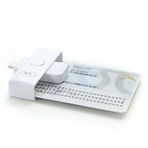 ACS ACR39U-NF II USB-C PocketMate kart okuyucu, eID akıllı kart kompakt Tip-C, beyaz