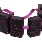 Actifoam Aqua Belt Swimming Belt Yüzme Kemeri Havuz Deniz Batmaz Kemer (Siyah + Pembe)