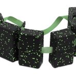 Actifoam Aqua Belt Swimming Belt Yüzme Kemeri Havuz Deniz Batmaz Kemer (Siyah + Yeşil)