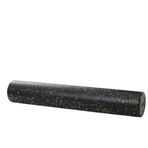 Actifoam Foam Roller Masaj Köpüğü Düz (Siyah + Sarı Orta Sert, 60 cm)