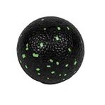 Actifoam Lacrosse Massage Ball El Ayak Sert Uyarıcı Masaj Topu Küçük Top 8 cm çap (Siyah + Yeşil Orta Sert)