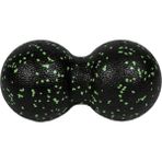 Actifoam Peanut Lacrosse Massage 12x24 cm Ball Fıstık El Ayak Uyarıcı Siyah Yeşil Masaj Topu