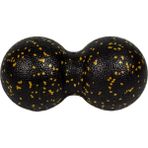 Actifoam Peanut Lacrosse Massage Ball Fıstık Masaj Topu Siyah + Sarı Orta Sert