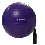 Actifoam Pilates Topu (Mor, 65 cm 900 gr)