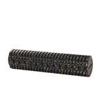 Actifoam Trigger Point Foam Roller Tırtıklı Masaj Köpüğü (Siyah + Sarı Orta Sert, 90 cm)