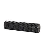 Actifoam Trigger Point Foam Roller Tırtıklı Masaj Köpüğü (Siyah Sert, 60 cm)