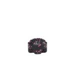 Actifoam Twister Semi Massage Ball Twister Yarım Masaj Topu (5x5x3,7 cm, Siyah + Pembe)