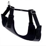 Actirex Cool Dokuma Kumaş Neon Köpek Göğüs Tasması S Gri - Siyah 40-45cm 5-8 Kg Köpeklere