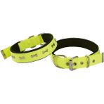 Actirex Yellow Small 40 cm Neon Yumuşak Doku Kemik Desenli Köpek Boyun Tasma