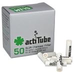 Actitube 50 Adet Karbonlu Pipo Filtresi 7 mm Zararlı Maddeleri %97 Filtreler