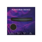 ACTIVE TEAM MP03 - Memory Klavye Bilek Destek Pedi | Yumuşak, Ergonomik, Klavye Önü El Bileği Dinlendirme Pedi