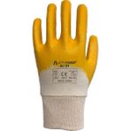Activehand ACTİVEHAND AC-01 Sarı Nitril eldiven Profesyonel İş Eldiveni 12 Çift - Sarı - Beyaz - 9