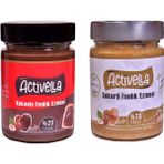 Activella Kakaolu Fındık Ezmesi 330 gr %20 Fındıklı + Şekerli Fındık Ezmesi 320 gr %70 Fındıklı - 650 gr