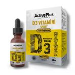 ActivePlus D3-1000Iu 20 ml Sprey Takviye Edici Gıda