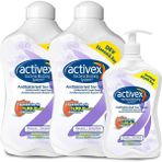 Activex Hassas Antibakteriyel Sıvı Sabun 1,5+1,5+700ML Bakterilerin %99,9'unu Öldüren Etkili Formül - 408