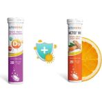 Actomins Acto® Vıt C Vitamini 20 Efervesan Tablet + Vitamin D3 20 Efervesan Tablet