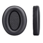 Actpe Sony WH-1000XM3 için Kulak Pedleri, Sony WH 1000XM3 için Protein Deri ve Hafızalı Köpüklü Bir Çift Yedek Kulak Yastığı Pedi, Gürültü Önleyici Stereo Kulaklık, Siyah