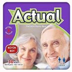 Actual 30'lu 3 Adet Large Yetişkin Hasta Bezi