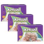Actual Bağlamalı Medium 3×30'lu Yetişkin Hasta Bezi