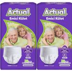 Actual XL Yetişkin 2x30 60 Adet Emici Külot Hasta Bezi