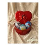 Acubens Hello Kitty & Sünger Bob & Şirinler Glutensiz Çikolatalı Sürpriz Yumurta 3 Adet (Özel Kutulu)