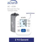 Acura AC-433 K Geniş Ekranlı Üst Koldan Ölçüm Yapan Konuşan Tansiyon Aleti