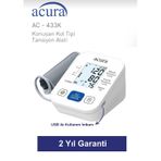 Acura AC-433K Türkçe Konuşan Koldan Tam Otomatik Tansiyon Aleti + Çanta