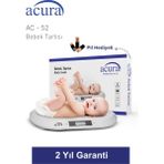 Acura Ac-52 Ce Onaylı 20KG Kapasiteli Dijital Bebek Tartısı