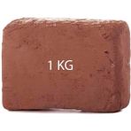 Acuto Kahverengi Seramik Hamuru 1 kg Kırmızı Seramik Çamuru Toprak Doğal Kırmızı Kil Oyun Hamuru Çamuru - Kiremit