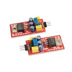 Acxico 2 adet LM317 ve LM337 1.3V ~ 42V Pozitif/Negatif Ayarlanabilir Gerilim Güç Regülatörü Kurulu