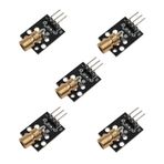 Acxico Arduino AVR PIC KY-008 Lazer Verici için 5 Adet 5V Sensör Modülü Kartı