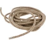 ACY STORE 4 mm 10 Metre Jüt Halat Organik Kendir Çuval Ip - Kahverengi