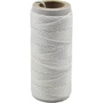 ACY STORE Inşaat Çırpı Ipi, Gramlık Bobin Hiza Ipi, Beyaz Polyester Bobin Sarım Uçurtmaya Uygun - 100 GRAM