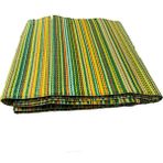 ACY STORE Katlanabilir Plastik Hasır Kilim Dış Mekan Piknik Kamp Sergisi Çift Dikiş - 180 x 230 cm - Yeşil
