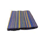 ACY STORE KATLANABİLİR PLASTİK HASIR KİLİM DIŞ MEKAN PİKNİK KAMP SERGİSİ ÇİFT DİKİŞ (Mavi, 175 X 220 CM)