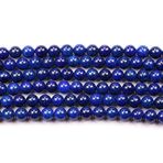 ACYUNLEI Doğal taş 8 mm Lapis Lazuli Yuvarlak Kristal Enerji Taş Boncuklar Gevşek Değerli Taş DIY Düz Boncuklar Bileklik Kolye Küpe Takı Yapımı
