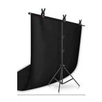 ADA 1.5x2m T Stand Siyah Fon Perde 3 Mandal