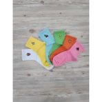 Ada 6'lı Kadın Meyve Desenli Soket Çorap - 35 - 39 - Renkli