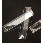 Ada Avize Şeffaf Tabut Avize Taşı 10 Adet 100X20 Mm(Tek Delikli)