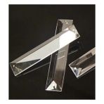 Ada Avize Şeffaf Tabut Avize Taşı 5 Adet 100 x 20 mm Tek Delikli