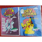Ada Çanta Kırtasiye 2 Adet Dev Karakter Figürlü Boyama Kitabı (90CMX64CM)- XD87666022