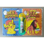 Ada Çanta Kırtasiye 2 Adet Dev Karakter Figürlü Boyama Kitabı ve 12 Li Adel Tüp Kuru Boya Kalemi BY990252